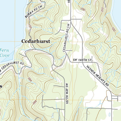 United States Geological Survey Vashon, WA (2020, 24000-Scale) digital map