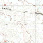 United States Geological Survey Vashti, ND (1958, 24000-Scale) digital map