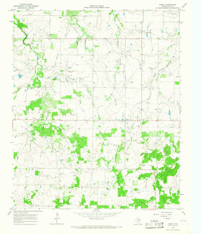 United States Geological Survey Vashti, TX (1963, 24000-Scale) digital map