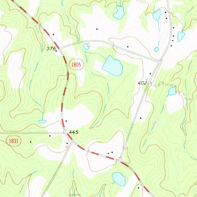 United States Geological Survey Vass, NC (1974, 24000-Scale) digital map