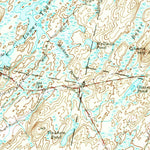 United States Geological Survey Vassalboro, ME (1956, 62500-Scale) digital map