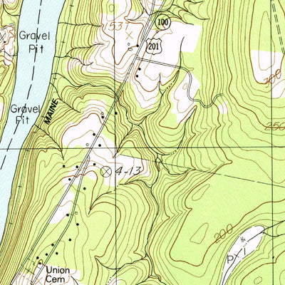 United States Geological Survey Vassalboro, ME (1983, 24000-Scale) digital map