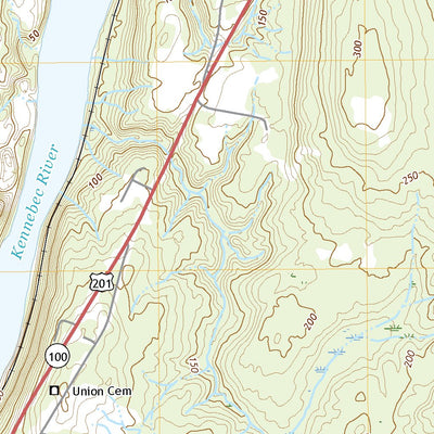 United States Geological Survey Vassalboro, ME (2021, 24000-Scale) digital map