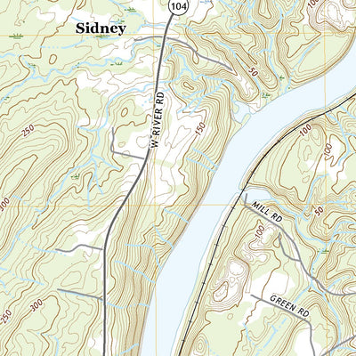 United States Geological Survey Vassalboro, ME (2021, 24000-Scale) digital map