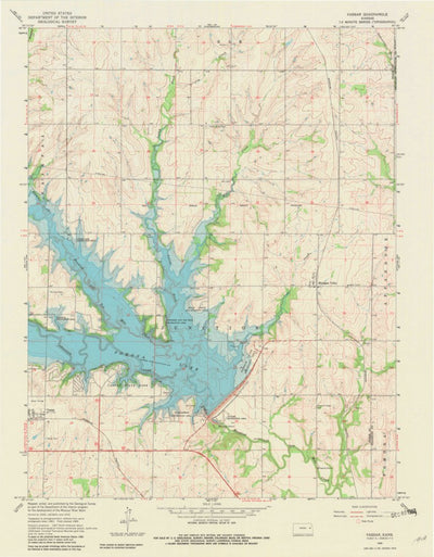 United States Geological Survey Vassar, KS (1965, 24000-Scale) digital map