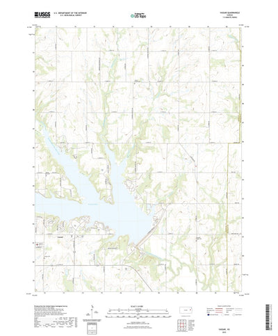 United States Geological Survey Vassar, KS (2022, 24000-Scale) digital map