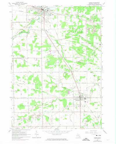 United States Geological Survey Vassar, MI (1963, 24000-Scale) digital map
