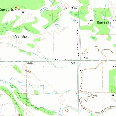United States Geological Survey Vassar, MI (1963, 24000-Scale) digital map