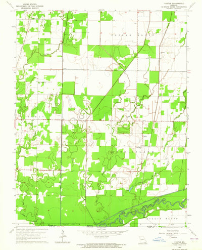 United States Geological Survey Vastus, MO (1964, 24000-Scale) digital map
