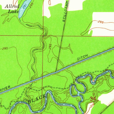 United States Geological Survey Vastus, MO (1964, 24000-Scale) digital map