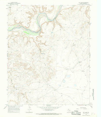 United States Geological Survey Vat Camp, TX (1966, 24000-Scale) digital map
