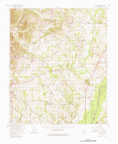 United States Geological Survey Vaughan, MS (1966, 62500-Scale) digital map