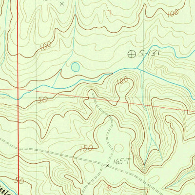 United States Geological Survey Vaughn, AL (1983, 24000-Scale) digital map