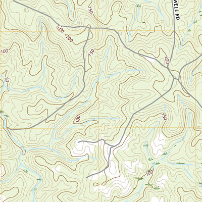 United States Geological Survey Vaughn, AL (2020, 24000-Scale) digital map