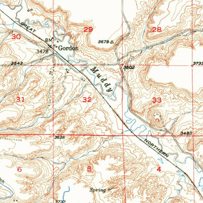United States Geological Survey Vaughn, MT (1949, 62500-Scale) digital map