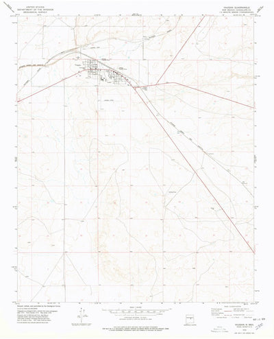 United States Geological Survey Vaughn, NM (1978, 24000-Scale) digital map