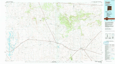 United States Geological Survey Vaughn, NM (1984, 100000-Scale) digital map