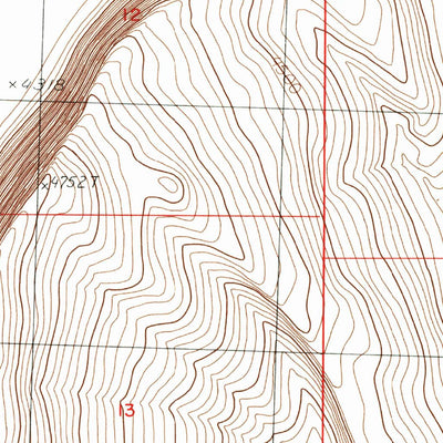 United States Geological Survey Vaughn Well, OR (1986, 24000-Scale) digital map