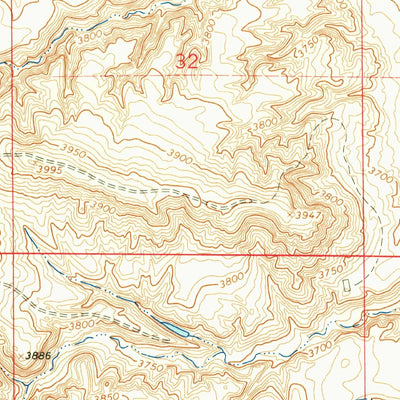 United States Geological Survey Vaver Reservoir, MT (1963, 24000-Scale) digital map