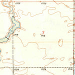 United States Geological Survey Vayland NW, SD (1950, 24000-Scale) digital map