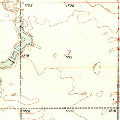 United States Geological Survey Vayland NW, SD (1950, 24000-Scale) digital map
