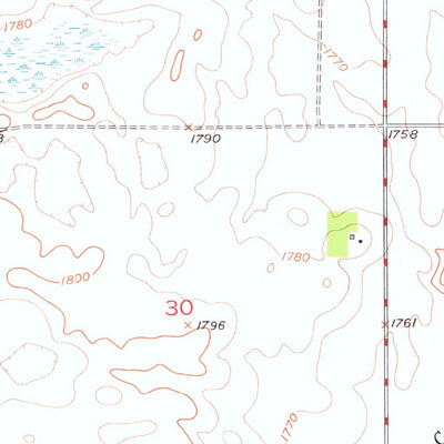 United States Geological Survey Vayland SE, SD (1949, 24000-Scale) digital map