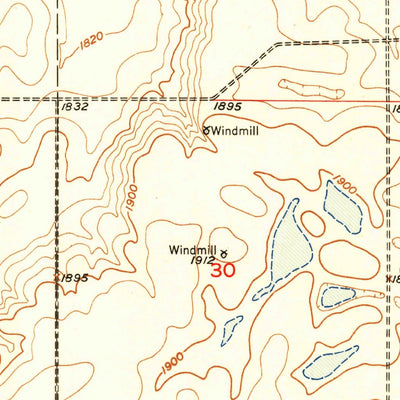 United States Geological Survey Vayland SW, SD (1951, 24000-Scale) digital map