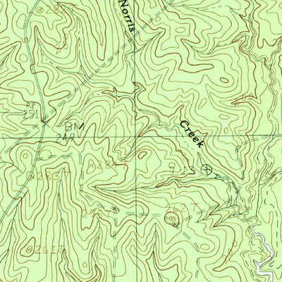 United States Geological Survey Veach, TX (1984, 24000-Scale) digital map