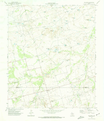 United States Geological Survey Vealmoor, TX (1970, 24000-Scale) digital map