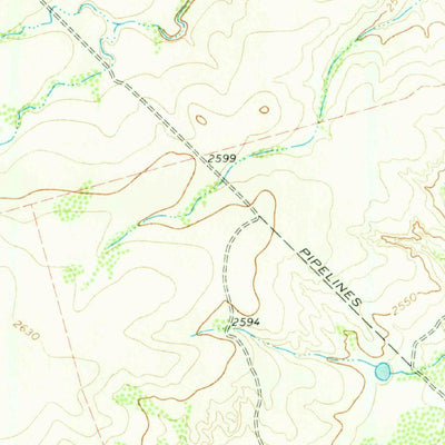 United States Geological Survey Vealmoor, TX (1970, 24000-Scale) digital map