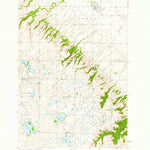 United States Geological Survey Veblen, SD (1958, 24000-Scale) digital map