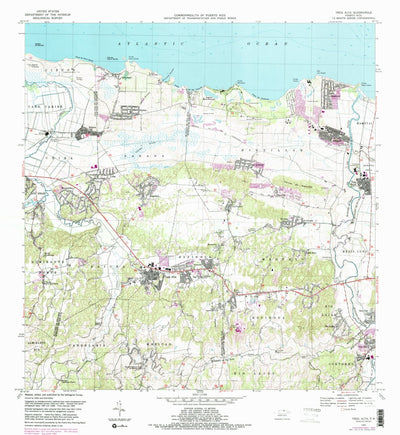 United States Geological Survey Vega Alta, PR (1969, 20000-Scale) digital map