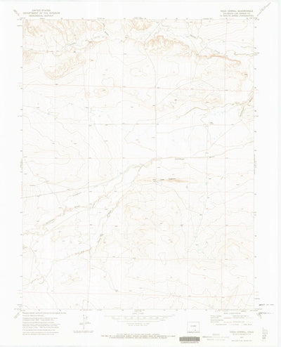 United States Geological Survey Vega Corral, CO (1971, 24000-Scale) digital map