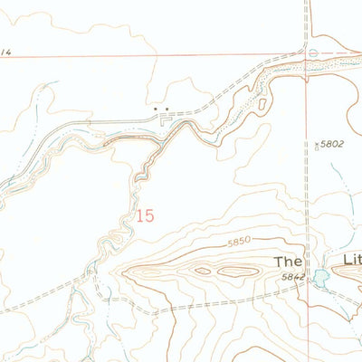 United States Geological Survey Vega Corral, CO (1971, 24000-Scale) digital map