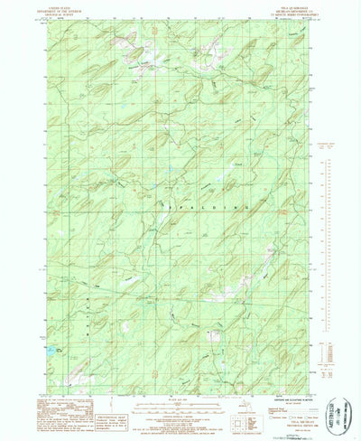 United States Geological Survey Vega, MI (1986, 24000-Scale) digital map