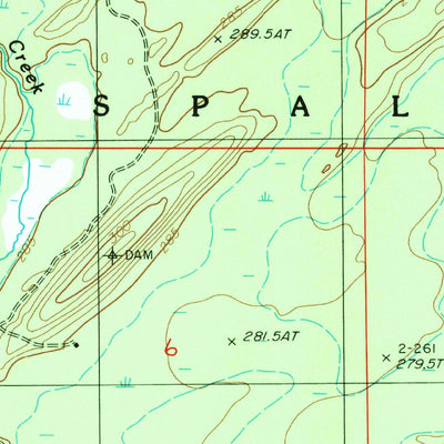 United States Geological Survey Vega, MI (1986, 24000-Scale) digital map