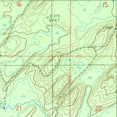 United States Geological Survey Vega, MI (1986, 24000-Scale) digital map