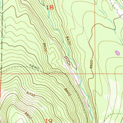 United States Geological Survey Vega Reservoir, CO (1955, 24000-Scale) digital map