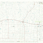 United States Geological Survey Vega, TX (1985, 100000-Scale) digital map