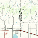 United States Geological Survey Vega, TX (1985, 100000-Scale) digital map