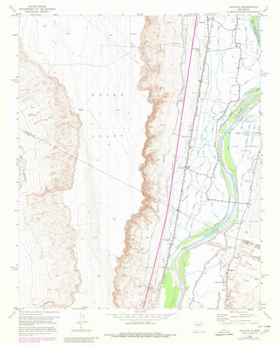 United States Geological Survey Veguita, NM (1952, 24000-Scale) digital map