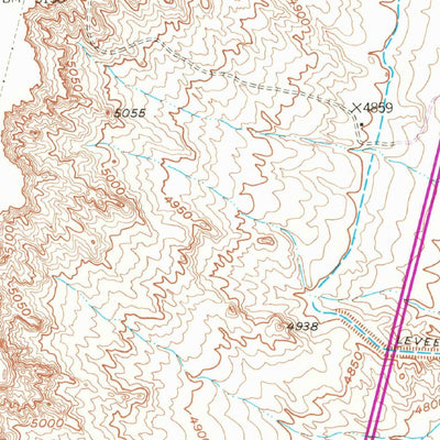 United States Geological Survey Veguita, NM (1952, 24000-Scale) digital map