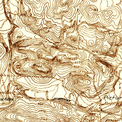 United States Geological Survey Vejor, CA (1929, 24000-Scale) digital map