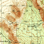 United States Geological Survey Vekol Mountains, AZ (1942, 62500-Scale) digital map