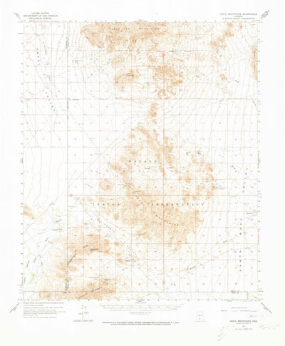 United States Geological Survey Vekol Mountains, AZ (1963, 62500-Scale) digital map