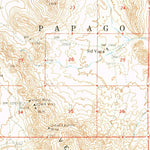 United States Geological Survey Vekol Mountains, AZ (1963, 62500-Scale) digital map