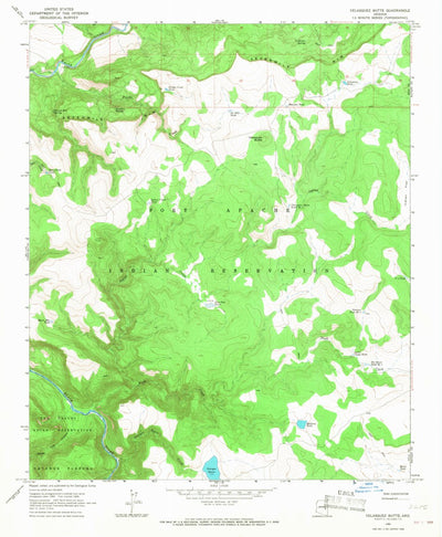United States Geological Survey Velasquez Butte, AZ (1966, 24000-Scale) digital map