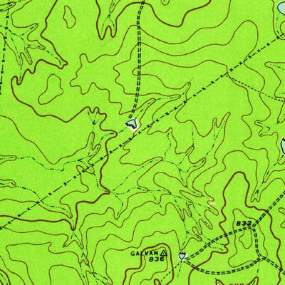 United States Geological Survey Velenzuela Creek, TX (1940, 62500-Scale) digital map