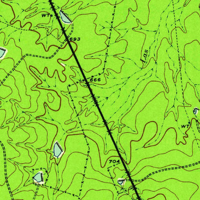 United States Geological Survey Velenzuela Creek, TX (1940, 62500-Scale) digital map