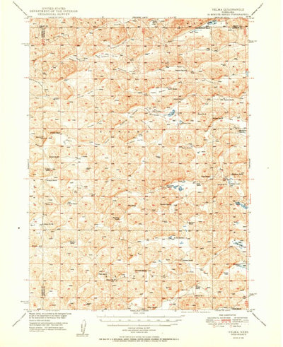 United States Geological Survey Velma, NE (1950, 62500-Scale) digital map